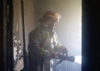 إخماد حريق بمنطقة المساكن الشبابية بحمص