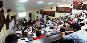 إعادة تأهيل مدرج الأمراض الباطنة في مشفى المواساة