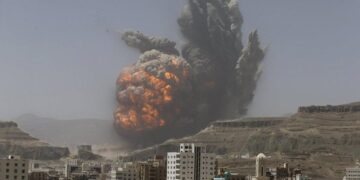 العدوان السعودي يشن غارات على مأرب اليمنية