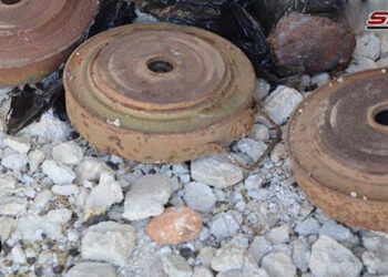 انفجار لغم من مخلفات إرهابيي (داعش) غرب تدمر