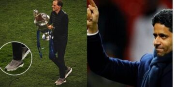 توخيل يكشف سر ارتدائه حذاء تحصل عليه من الخليفي