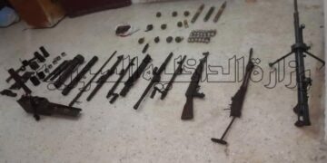 حمص: العثور على أسلحة وذخائر من مخلفات التنظيمات الإرهابية