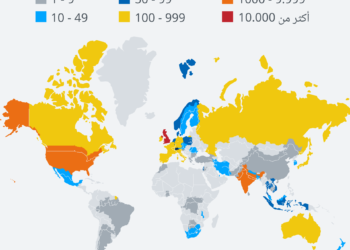 خريطة انتشار فيروس كورونا “المتحور”