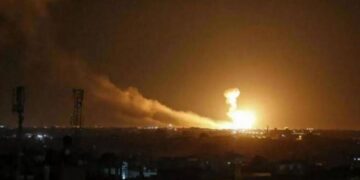 عدوان إسرائيلي على مدينة دير الزور ومنطقة البوكمال