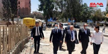 عرنوس خلال تفقده الخدمات في جرمانا: للمجالس المحلية دور هام في تقديم الخدمات للمواطنين!