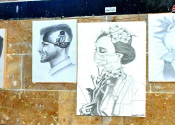 معرض فني في خان رستم باشا الأثري بحماة