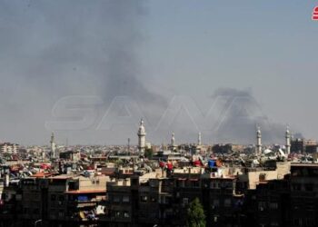 نشوب حريق في مستودع للمواد البلاستيكية بقرية البحدلية