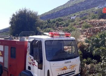 وحدات الإطفاء تخمد حريق اندلع في أحراج بلدة اللقبه بريف حماة