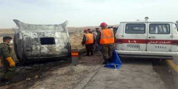 وفاة سائق صهريج لنقل المحروقات على طريق حمص-دمشق