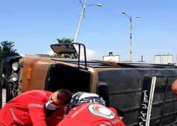 وقوع عدد من الإصابات أثر حادث سير في مدينة حمص