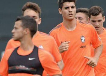 يفنتوس الإيطالي يستبعد اللاعب موراتا