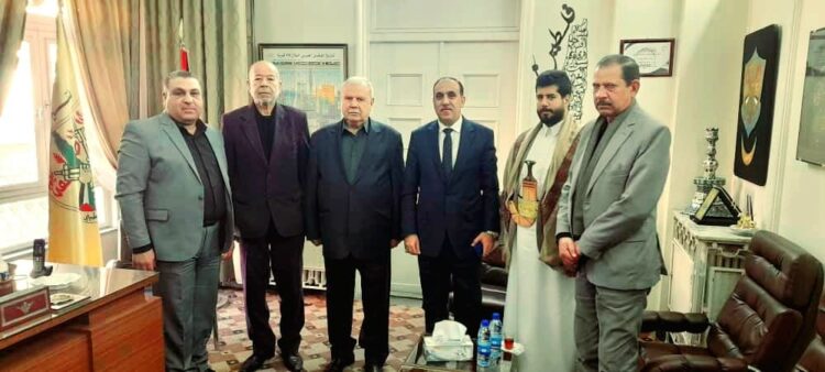 السفير صبري يلتقي أمين عام حركة فتح الانتفاضة
