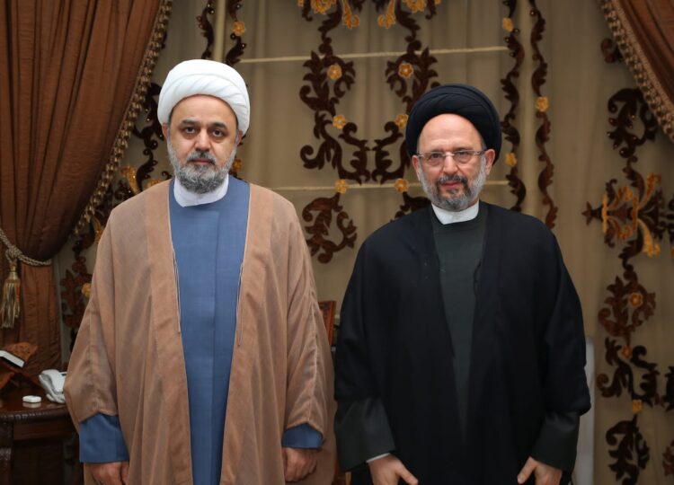 شهرياري والخطيب في ضيافة السيد فضل الله