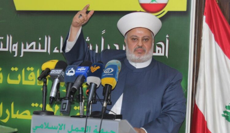 لقاءً اعلامياً حاشداً نظمته اليوم جبهة العمل الاسلامي في لبنان بمناسبة عيد المقاومة والتحرير