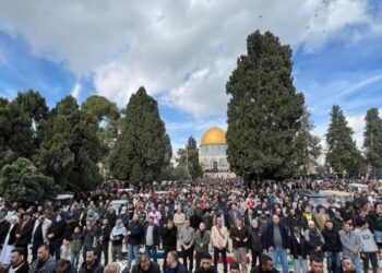 70 ألف مصلٍّ يؤدون الجمعة في الأقصى