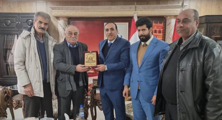 السفير صبري يلتقي وفد الجبهة الشعبية لتحرير فلسطين ويبارك عملية القدس