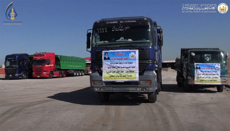 قوافل الإغاثة العراقية تساند متضرري الزلازل