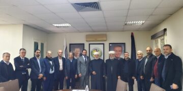 منسق عام جبهة العمل الاسلامي في لبنان يلتقي على رأس وفد الأمين العام لحزب البعث العربي الاشتراكي الأستاذ علي حجازي وعدد من قيادة الحزب